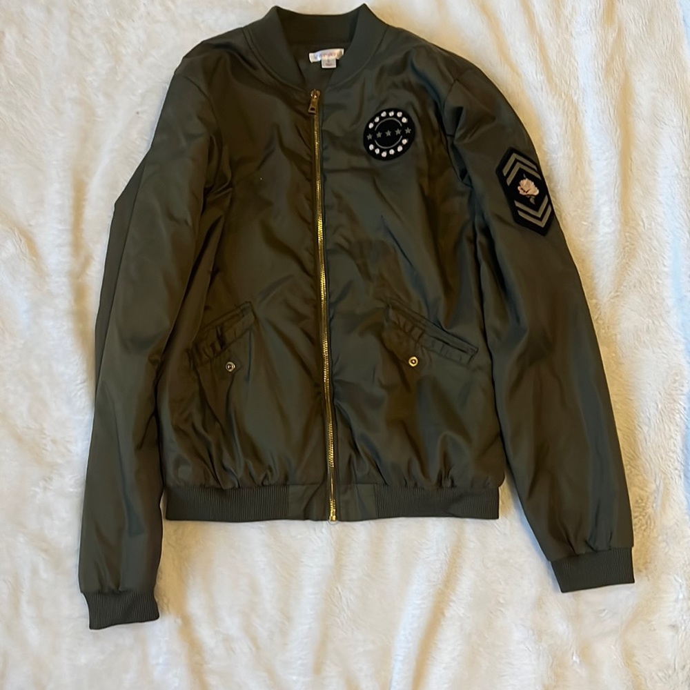 cute jacket with cute signs on it